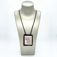 가톨릭 선물을 위한 주문을 받아서 만들어진 St Joseph 거룩한 가족 모직 브라운 Scapulars 묵주