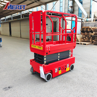 Plateforme élévatrice à ciseaux hydraulique mobile certifiée CE, élévateur électrique pour entrepôt