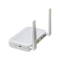 FTTH F6610M Modem Dual Band 2.4G, WiFi ONU AX3000 7DB WiFi6 hont Modem 4Ge + 1pot + 2USB dengan Firmware Bahasa Inggris