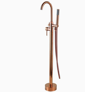 Grifo <span class=keywords><strong>de</strong></span> Bañera Independiente Popular, Grifo Mezclador <span class=keywords><strong>de</strong></span> <span class=keywords><strong>Suelo</strong></span> para <span class=keywords><strong>Baño</strong></span> con <span class=keywords><strong>Ducha</strong></span> Manual - Product Image 4