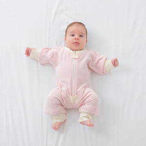 Mamelucos de bebé <span class=keywords><strong>recién</strong></span> nacido Pijamas de manga larga Terciopelo alemán Punto sólido Cálido <span class=keywords><strong>Ropa</strong></span> de una pieza <span class=keywords><strong>para</strong></span> bebés Hombre Mujer <span class=keywords><strong>para</strong></span> primavera - Product Image 4