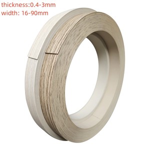 Muebles de sala de estar Mdf 3mm Pvc Edge Banding Tape Rubber Countertop PVC Ribete Strip - Product Image 6