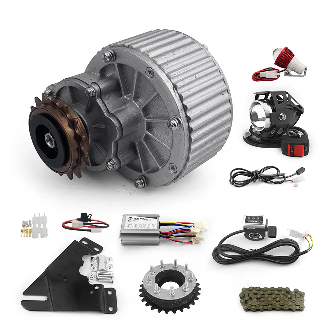 450w 24v 36v DIY cycle Rear or front electric bicycle brush gear dc motor electric bike kit