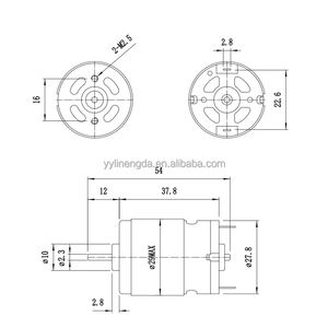 <span class=keywords><strong>Motor</strong></span> <span class=keywords><strong>DC</strong></span> Micro Escovado de Baixa Tensão 3.6V 12300RPM 6.92W Personalizado para Eletrodomésticos - Amostra Disponível - Product Image 5
