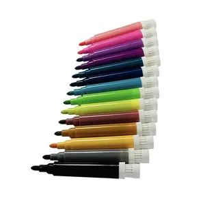 Color Painting Multifunctional 24 Colors Color Marker Set With Water Based Non-Toxic Ink