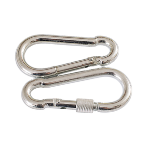 Nhiệm Vụ Nặng Nề Thép Không Gỉ Carabiner Móc Din5299 Kích Thước 50Mm Đồng Bằng Kết Thúc Mùa Xuân <span class=keywords><strong>Snap</strong></span> <span class=keywords><strong>Hook</strong></span> Cho Ngành Công Nghiệp Nặng - Product Image 2