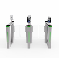 Ankuai AKT328 Tourniquet de vitesse Barrière pivotante Bras optique RFID Lecteur de codes à barres QR pour l'entrée du bureau