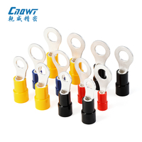 1.5mm 2.5mm 4mm 6mm 황동 구리 크림프 타입 절연 텅 터미널 커넥터 전기 케이블 링 터미널 러그