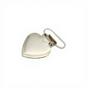 Clip per Ciuccio a Forma di Cuore 30x25mm Personalizzata OEM, Modello Weisita, Accessori per Cinghie e Porta Giocattoli per Neonati - Product Image 5
