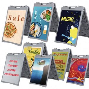 Outdoor/Indoor Fill Water Plastic <b>Stand</b> up Poster Sign a Frame Pavement Sidewalk Signs - Product Image 1