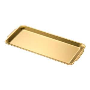 Stainless Steel Serving Trays Gold Square Plate Durable Hotel Food Coffee Tea Use - Product Image 5