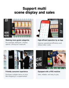 Distributeur automatique XMAI 520L alimenté par la vision IA, compatible 5G, avec surveillance à distance, compact, commercial, <span class=keywords><strong>paiement</strong></span> sans contact pour hôpitaux - Product Image 5