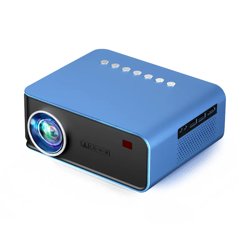 Miniproyector inalámbrico para cine en casa, dispositivo de proyección de vídeo portátil, digital, 3D, WiFi, full HD, 4K, T4