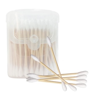 <span class=keywords><strong>Cotons</strong></span>-<span class=keywords><strong>tiges</strong></span> écologiques |   Bâtonnets de <span class=keywords><strong>coton</strong></span> hypoallergéniques sans peluches pour le maquillage, le nettoyage des oreilles et les soins pour bébés - Product Image 1