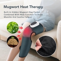 Masseur de jambes sans fil pour la maison, machine de massage des pieds, des genoux et des cuisses, bottes de compression chauffantes, masseur de mollets à air chaud