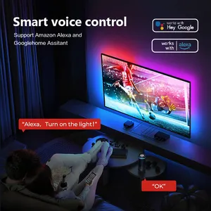 CL chiếu sáng nhà máy bán buôn Ambilight chơi game ánh sáng màn hình Giấc Mơ USB HDMI Fancy Sync Box Led PC TV đèn nền