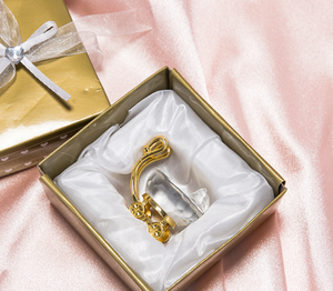 Candle Souvenir Crystal Craft Carriage <strong>Wedding</strong> Favors Cake Place Card Holder Spoon <strong>Box</strong> - Product Image 3