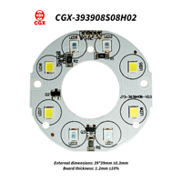 Accessoire de caméra de sécurité CCTV personnalisé 2835, panneau de vision nocturne infrarouge + lumière blanche, carte à double spectre PCBA, IR 850nm 940nm