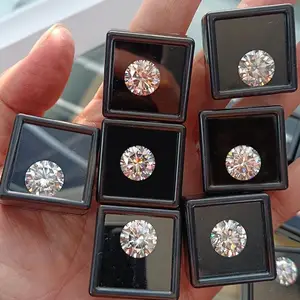 Manufacturers Wholesale Synthetic Diamond Gra Certified Round Brilliant Cut D Vvs Loose Moissanite Stones