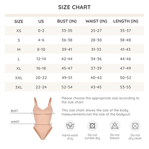 Hexin Body Modellante Elasticizzato Traspirante <span class=keywords><strong>a</strong></span> Corpo Intero Canotta Modellante Taglie Forti Invisibile Sotto i Vestiti per Donne - Product Image 6