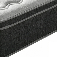 Matelas hybride de luxe Euro Top à ressorts ensachés, double/queen size, respirant, en mousse, pour mobilier de chambre