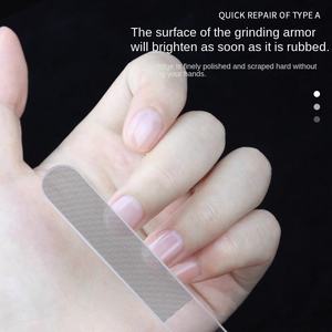 Cá nhân Frosted Durable Double Sided <span class=keywords><strong>Nail</strong></span> tập tin với thủy tinh và nhựa thẳng xử lý <span class=keywords><strong>Nail</strong></span> công cụ chăm sóc cho Salon sử dụng - Product Image 4