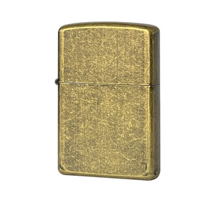 Briquet à roue à silex en bronze moleté vintage avec logo personnalisé, en métal, au kérosène, coupe-vent, écologique, portable et rechargeable - Product Image 6
