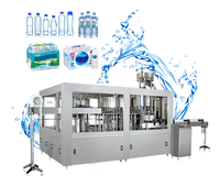 Ligne de production automatique d'eau minérale complète avec machine de remplissage de bouteilles en plastique de 250 ml, 300 ml, 500 ml, 750 ml