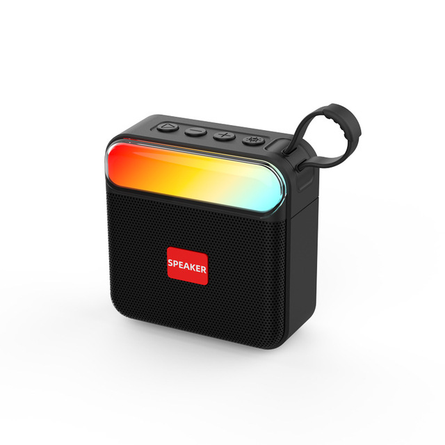 BS-43 Speaker - Portable RGB Wireless Audio System - Compact Wireless Mini Speaker for Desktop Network Setup