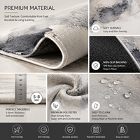 Abstrakter Muster-Teppich für Schlafzimmer und Wohnzimmer Maschinell Gewebter Wilton-Stil Teppich von Rugs & Tappeto für Wohnraumdekoration