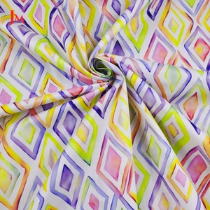 Tissu en coton popeline à motifs géométriques de haute qualité, impression numérique personnalisée pour <span class=keywords><strong>robe</strong></span> de <span class=keywords><strong>femme</strong></span> tendance - Product Image 2