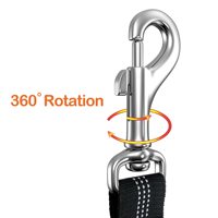 Ceinture de sécurité pour chien 2-en-1, laisse réglable en nylon, boucle en alliage de zinc, écologique, pour la sécurité des animaux de compagnie sur le siège arrière de la voiture