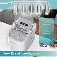 Commande en gros ETL prix EUHOMY 2 glaçons taille 12KG/jour Machine à glaçons portable à balle blanche Mini machine à glaçons de comptoir