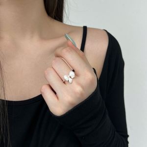 Dylam <b>Dainty</b> 925 Sterling Silver Fine Fashion Fade Free Rhodium Plated Open Adjustable Bow-Knot <b>Dainty</b> Women Jewelry <b>Rings</b> - Product Image 3