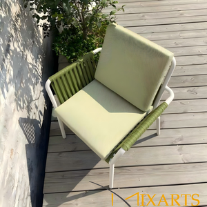 Sedia <span class=keywords><strong>da</strong></span> pranzo moderna in lega di alluminio nera leggera per esterni, poltrona <span class=keywords><strong>da</strong></span> giardino comoda, ecologica e impermeabile per parco - Product Image 5