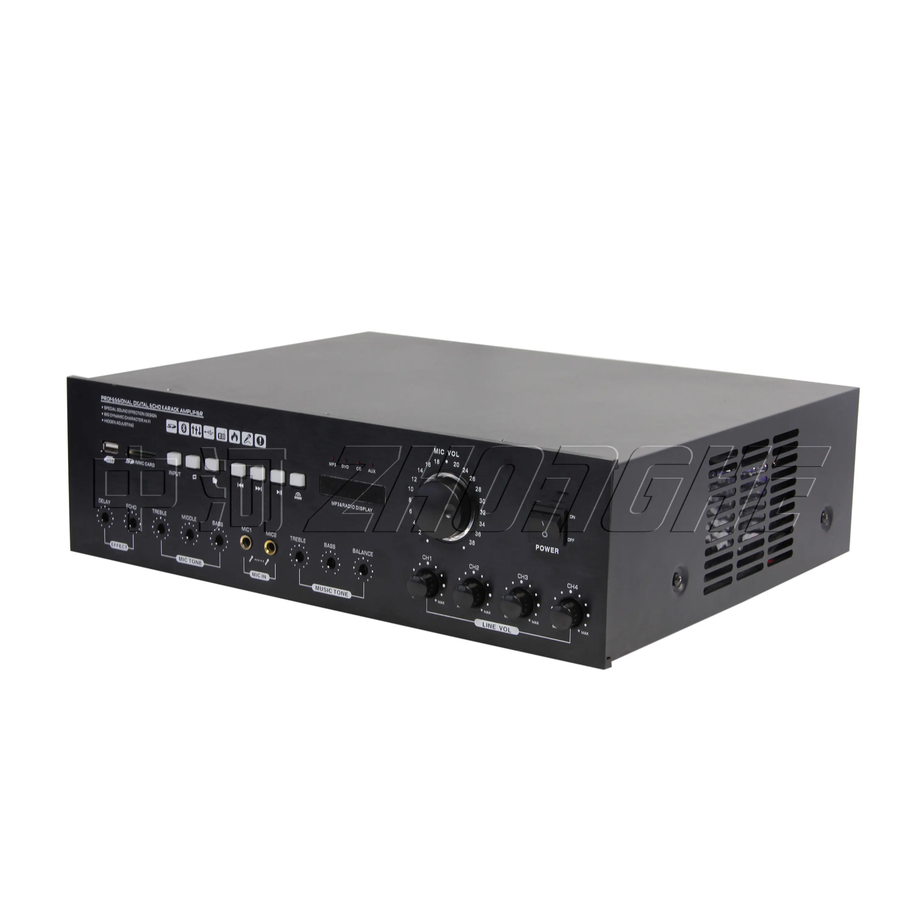 Amplifier Stereo Daya Audio Profesional Harga Murah untuk Sistem Karaoke Pa