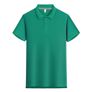 เสื้อโปโลผ้าฝ้ายสีทึบสำหรับผู้ชายแขนสั้นชุดทำงานสวมใส่ทุกวัน SNS-7700 - Product Image 4