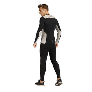 Tuta da uomo con logo personalizzato set di abbigliamento da allenamento per palestra slim fit tute da uomo di taglia americana - Product Image 5