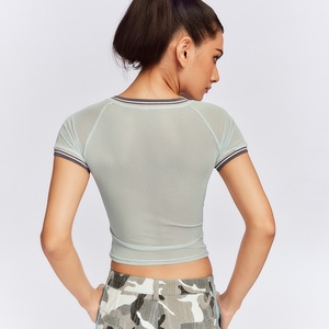 Custom Women's Basketball Jersey Graphic Rhinestone Print Tank Top V-Neck Slim Fit <b>Polyester</b> <b>TShirts</b> Street Wear Cropped Top - Product Image 3