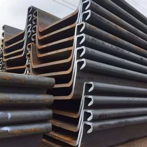 Cường độ cao ASTM Q235 q345 q355 tấm cọc thép hồ sơ u cho nhà máy xây dựng giá 12M 15m Kích thước cắt hàn - Product Image 3