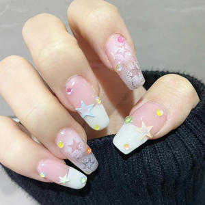 TSZS nuovo arrivo 5D adesivi per unghie a cuore in rilievo sottile adesivo per unghie a stella resistente tatuaggio per Manicure con cursore autoadesivo di bellezza completa - Product Image 3