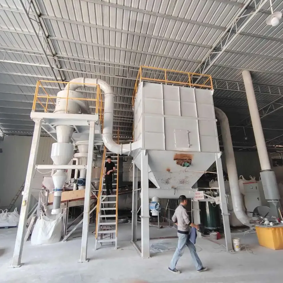 cement powder separator dual rotor 32-250 micron air classifier sieve with cyclone