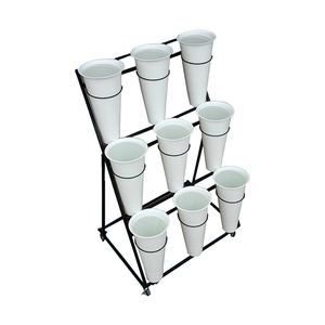 9 Bình Nhựa Trang Trí Trong Nhà Cao Bảng Đứng Kim Loại Hoa Hiển Thị Giá Kệ Hoa Cưới Đứng - Product Image 1