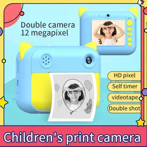 Mainan murah kamera instan anak perempuan, mainan Digital lucu untuk anak perempuan