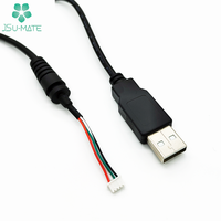 Kabel Konektor USB Custom tipe A ke JST PH XH GH SH EH 2 3 4 5 Pin untuk PCB, Kabel USB ke JST, Kabel 4 Pin