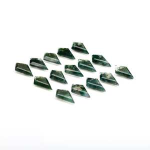 Zafiro Verde Natural en Forma de Cometa, Gema Suelta Facetada para Joyería - Product Image 5