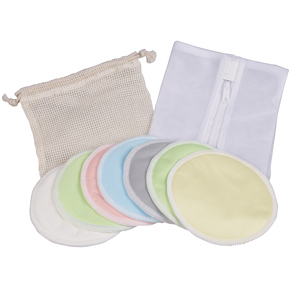 Ananbaby, precio al por mayor, almohadillas planas de bambú para amamantar, almohadillas de lactancia de maternidad a prueba de fugas, reutilizables - Product Image 1