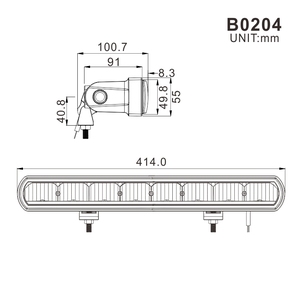 E-mark R10 Super Bright Led Driving Light Uno 80W 4x4 Led Driving Light <strong>Bar</strong> for Off-Road Vehicles - Product Image 2