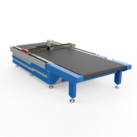 CNC oscillant 1625 Plus tapis de voiture coupeur numérique découpeuse de couteau à plat Vertical