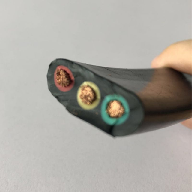 Waterproof Flat Rubber 3 4 Core Submersible Water Deep Well Pump Flat Power Wire and Cable Price